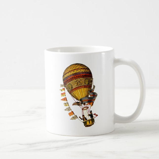 Le Pilote Hot Air Balloon Coffee Mug (Right)