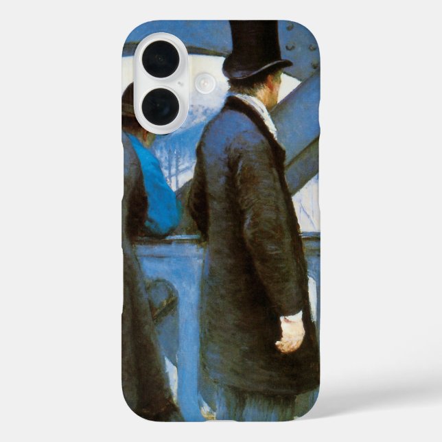 Le Pont de l'Europe by Gustave Caillebotte Case-Mate iPhone Case (Back)