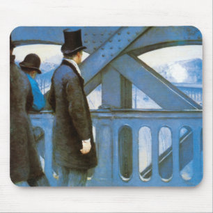 Le Pont de l'Europe by Gustave Caillebotte Mouse Pad