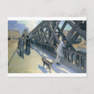 Le Pont de L'Europe by Gustave Caillebotte Postcard