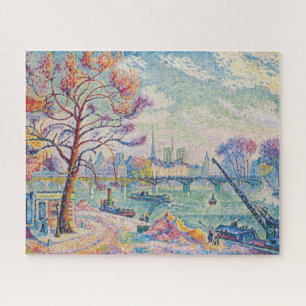 Le Pont Des Arts Paris Paul Signac Jigsaw Puzzle