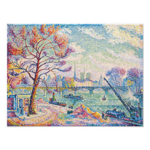 Le Pont Des Arts Paris Paul Signac Photo Print