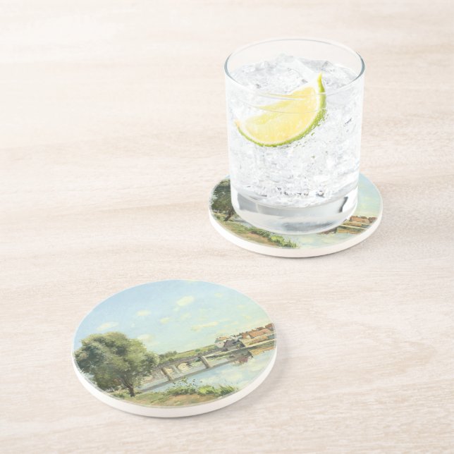 Le Pont Du Chemin De Fer Camille Pissarro   Coaster (Side)