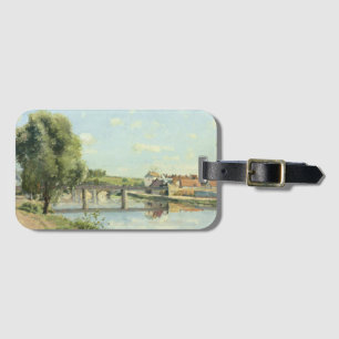Le Pont Du Chemin De Fer Camille Pissarro Luggage Tag