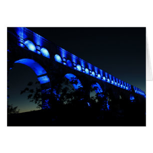 Le Pont du Gard Aqueduct Bridge, Paris France