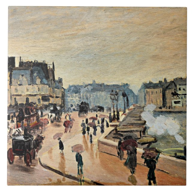 Le Pont Neuf, fine art, Ceramic Tile (Front)