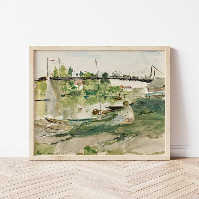 Le Pont sur l’Oise | Berthe Morisot Poster (Creator Uploaded)