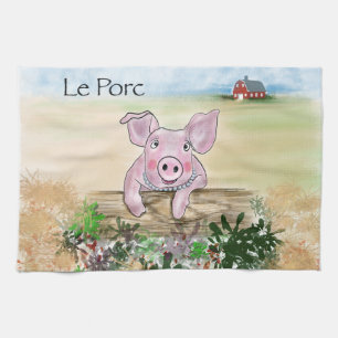 Le Porc Kitchen Towel