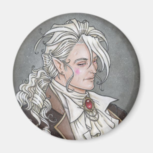 Le Portrait Du Vampire Gothic Magnet