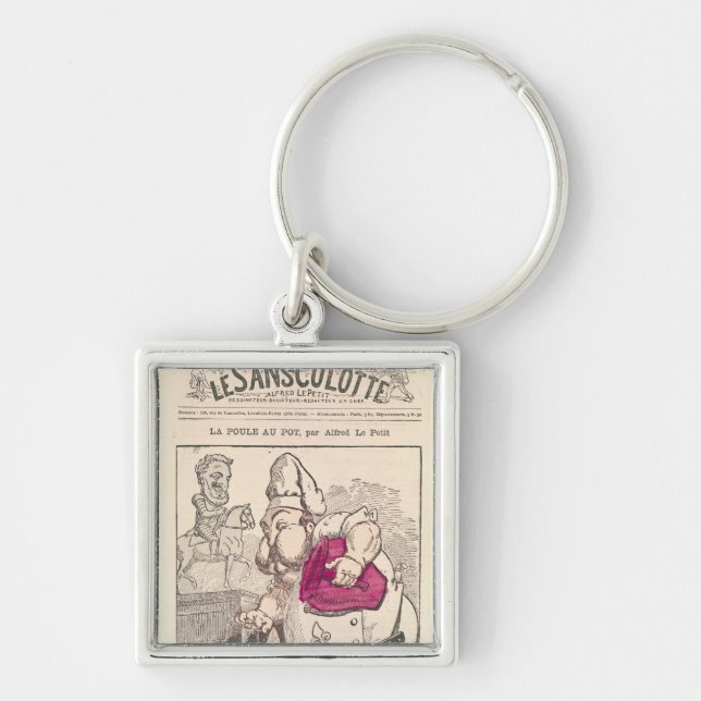 Le Poule au Pot' Key Ring (Front)