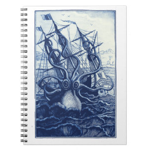 Le Poulpe Colossal 1801 Blue Notebook
