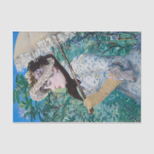 Le Printemps Manet Immpressionist Art Painting Tissue Paper