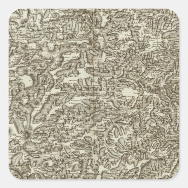 Le Puy Square Sticker (Front)