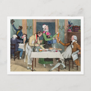 Le Restaurant, pub. by Rodwell and Martin, 1820 (c Postcard