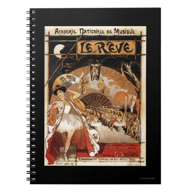 Le Reve Ballet Performance Opera House Notebook (Front)