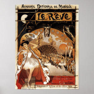 Le Reve Ballet Performance Opera House Poster