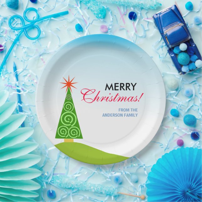 Le Sapin Paper Plate (Party)