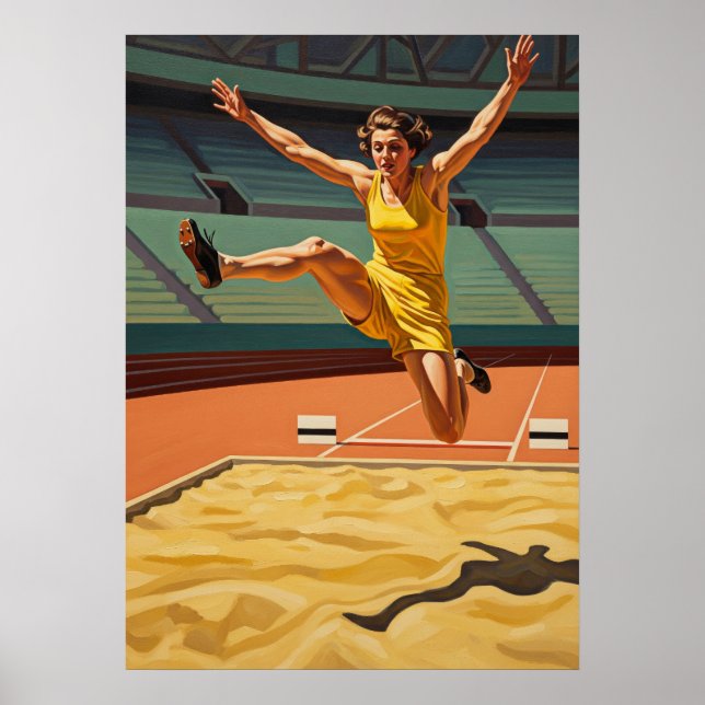 LE SAUT EN LONGUEUR (The Long Jump) Poster (Front)