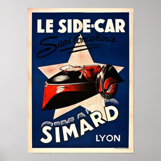 Le Side Car Poster (Front)