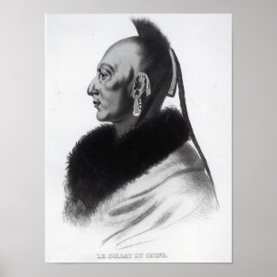 Le Soldat du Chene, an Osage Chief Poster