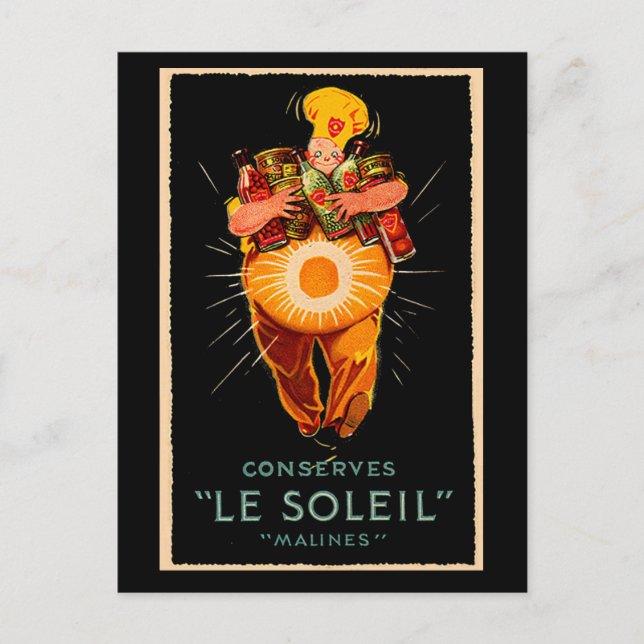 Le Soleil Conserves Postcard (Front)