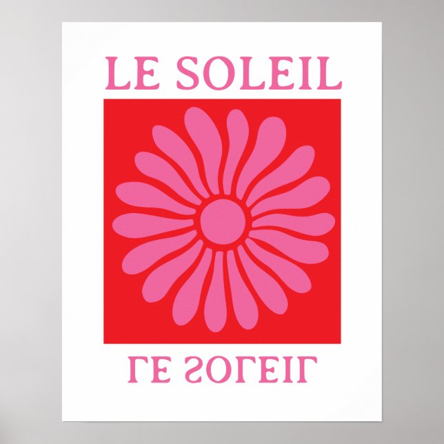 Le soleil poster (Front)