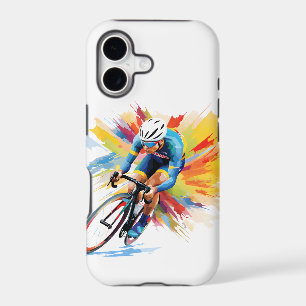 Le Tour Inspired Cyclist Tough iPhone Case
