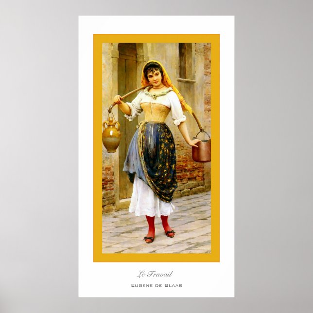 Le Travail ~ Eugene de Blass Poster (Front)