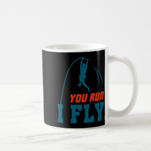 Le Vault Funny Levault Vaulting You Run I Fly  Coffee Mug