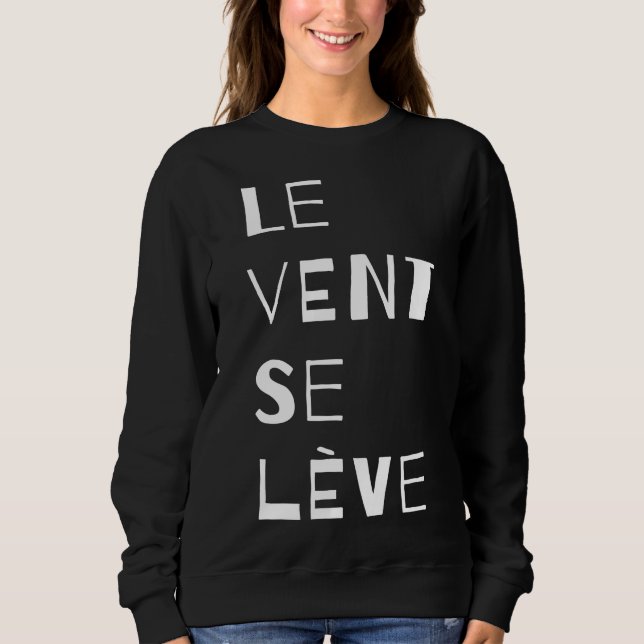 Le Vent Se Leve - White Hoodie (Front)