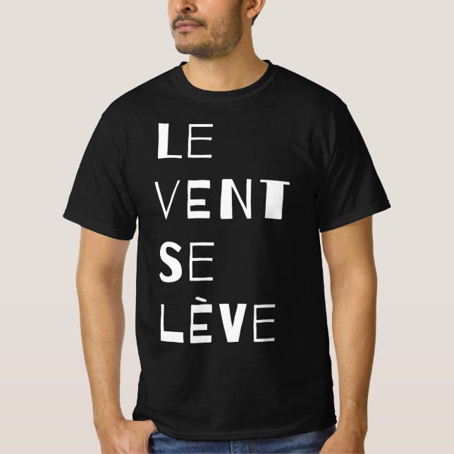 Le Vent Se Leve - White T-Shirt (Front)