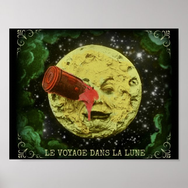 Le Voyage dans la Lune/A Trip to the Moon Poster (Front)