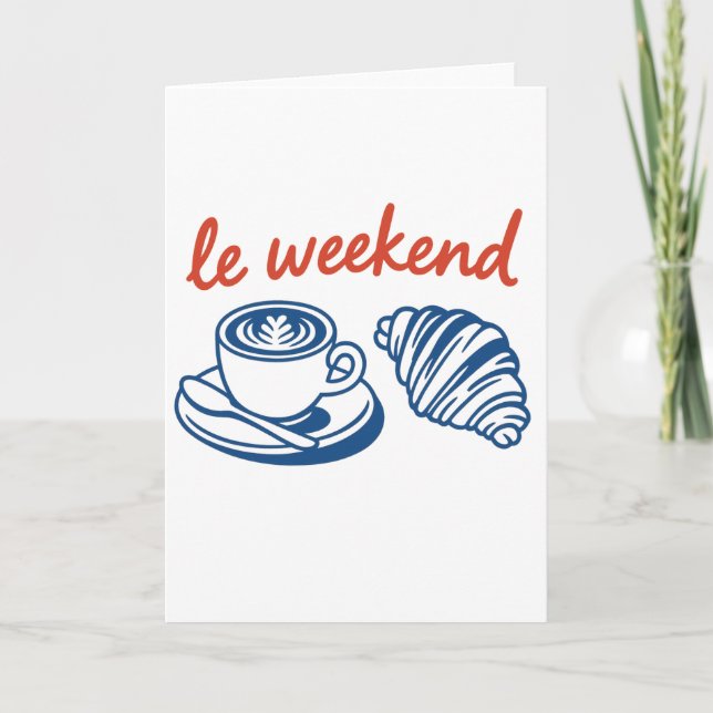 le weekend french card (Front)