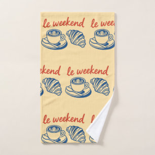 le weekend french hand towel