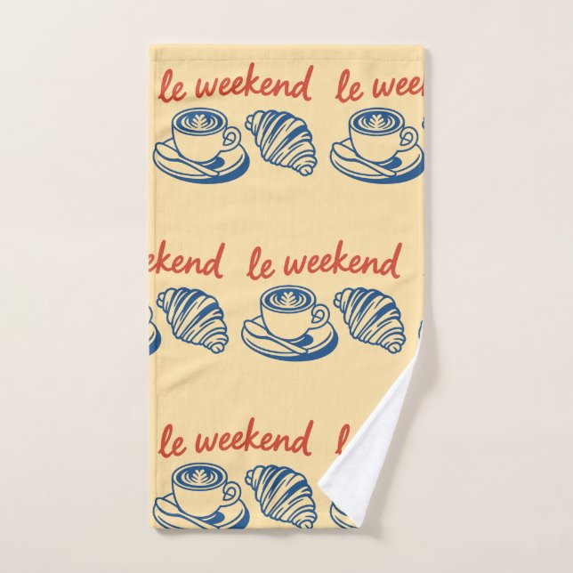 le weekend french hand towel (Hand Towel)