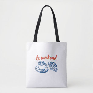le weekend french tote bag
