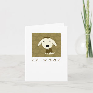 Le Woof Thank You Card