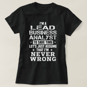 Lead Business Analyst T-Shirt