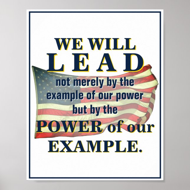 Lead by Power of Our Example Poster (Front)
