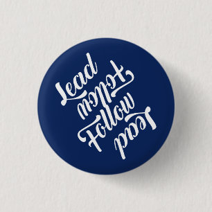 Lead Follow, Follow Lead - Switch Dancer, Sailor 3 Cm Round Badge