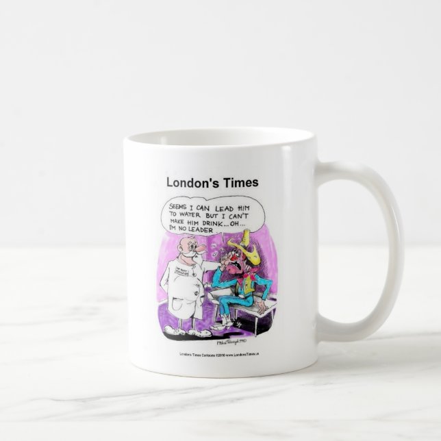 Lead Horse 2 Water Funny Tees Gifts Collectibles Coffee Mug (Right)