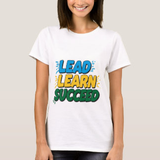 "LEAD LEARN SUCCESS - Motivational Women's Basic T T-Shirt