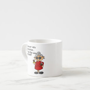 Lead Me Not Into Temptation Humour Espresso Cup