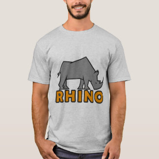 Lead rhinoceros with yellow lyrics T-Shirt