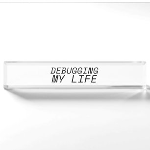 Lead System Auditor Minimalist Nameplate