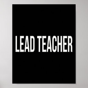 Lead Teacher Appreciation Day And Week For Work Th Poster