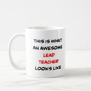 lead teacher, awesome coffee mug