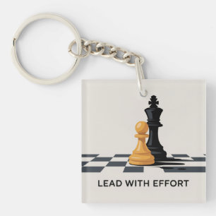 Lead With Effort Key Ring