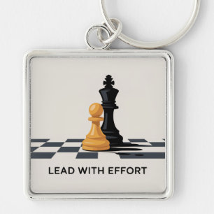 Lead With Effort Key Ring