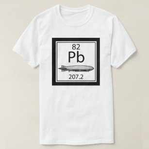 Lead Zeppelin Periodic Table Atomic Number Led T-Shirt